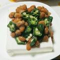 akokuma♪'s cooksnap of when they made 【簡単】納豆とオクラのねばねば豆腐.