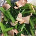 hinatahina's cooksnap of when they made ダイエットに！小松菜とベーコンのお浸し.