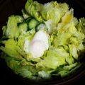 ayanami210's cooksnap of when they made 山盛りレタス&ポーチドエッグサラダ.