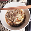 fujjie5's cooksnap of when they made 焦がしネギ香るきのこつけ蕎麦.