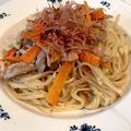うまくできるか's cooksnap of when they made 麺つゆマヨ焼きうどん。.