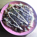 ☆さくら塩★'s cooksnap of when they made 簡単☆ｷｬﾍﾞﾂたっぷりお好み焼き風！.