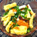 nosso's cooksnap of when they made 油揚げ・竹輪・納豆の和え物.