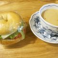 クックあこ's cooksnap of when they made 綺麗に完食☆やみつきベーグルサンド.