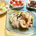 komutatata's cooksnap of when they made ヤムウンセン「春雨とパクチーのサラダ」.
