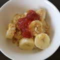 sssss13's cooksnap of when they made 甘～い幸せ✿バナナ＋きな粉ジャム.
