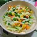 ＊兎美＊'s cooksnap of when they made 1歳からの幼児もꉂ簡単〜サラダうどん♡.
