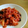 ぺろりんちょめ's cooksnap of when they made トマトとナスとベーコンのリゾット.