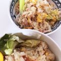 かけや's cooksnap of when they made レタスとカニカマのチャーハン.