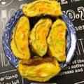夕飯は６時です's cooksnap of when they made お弁当にも！カラフル卵焼き☆.