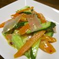 ジョングレ's cooksnap of when they made 炒めサラダ～たまにはホットサラダ～.