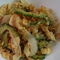 ありざる's cooksnap of when they made 大量消費♪竹輪でゴーヤチャンプル☆.
