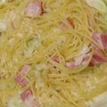 kanadoras's cooksnap of when they made ワンポットパスタねぎのペペロンチーノ風.