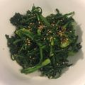 Yooboo's cooksnap of when they made 春菊のごま和え.