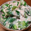 ururun60's cooksnap of when they made オクラとツナのオイマヨごまサラダ.