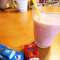 ウサギのみみ's cooksnap of when they made ⁑スイカとバナナのスムージー⁑.