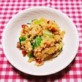 カレンガール's cooksnap of when they made しゃきしゃきレタスとベーコンの炒飯.
