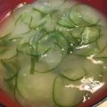 ☆ayumikan☆'s cooksnap of when they made 簡単！！きゅうりの冷たい味噌汁.