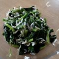 a共働き☆'s cooksnap of when they made 茹でて混ぜるだけ★モロヘイヤの簡単小鉢.