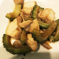 kiyo0120's cooksnap of when they made ニガウリとメカジキの炒め物.