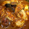 Yakkocco's cooksnap of when they made 鶏肉のハーブトマト煮込み.