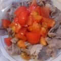 熊童子月兎耳's cooksnap of when they made 牛肉とトマトの柚子ぽん酢サラダ。.