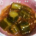 ゆうここmama's cooksnap of when they made 冷た～いキュウリの煮物.