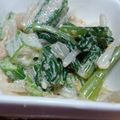 こすみんママ's cooksnap of when they made 小松菜の明太マヨあえ.