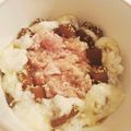 emina：）'s cooksnap of when they made ぶつ切りマグロ&ネギトロ丼☆.