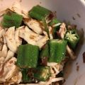 みつばちさきちゃん's cooksnap of when they made 簡単和えるだけ★ささみとおくらの梅肉和え.