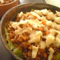asu珍's cooksnap of when they made ランチに♡１０分でできるミンチ丼*・゜☆.