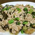 こな砂糖's cooksnap of when they made 揚げ茄子の鶏そぼろあんかけ.