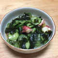 mackeydorf's cooksnap of when they made キュウリとタコの酢の物.
