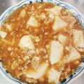 海そ～めん's cooksnap of when they made 簡単！フライパンで豆腐と挽き肉のあんかけ.