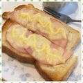 nakamucchi's cooksnap of when they made ハムチーズマヨトースト.
