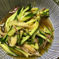 夕飯は６時です's cooksnap of when they made きゅうりとミョウガの酢の物.