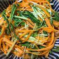 夕飯は６時です's cooksnap of when they made 人参・水菜の簡単漬けもの♪.