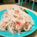mint's cooksnap of when they made カニ缶消費♪大根とカニのポン酢和え.