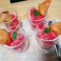 HIRIAlove's cooksnap of when they made 簡単♡ひんやり〜スイカ シャーベット♡.