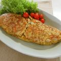☆Rokko☆'s cooksnap of when they made キヌア入りカレー風味のオムレツ✿.