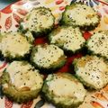 姫ハックン☆'s cooksnap of when they made 簡単☆ゴーヤの肉詰め♪ピリ辛おつまみに♪.