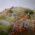ゆみまき＠'s cooksnap of when they made 簡単！レタスと人参 ツナの和風スープ♪.