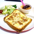 choco831's cooksnap of when they made ご飯がないけど、納豆食べたい！トースト.