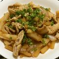ひよひよガラス's cooksnap of when they made トロッと♪豚肉と大根のポン酢炒め.