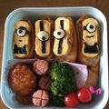 ゆいランラン's cooksnap of when they made 簡単キャラ弁♡卵焼きミニオン稲荷ずし♡.