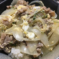 とっとのキッチン's cooksnap of when they made 他人丼（牛肉の卵とじ丼）.