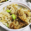 kanata525's cooksnap of when they made 生姜と枝豆の炊き込みご飯.