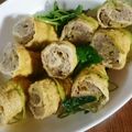 まつねぇ７２１６'s cooksnap of when they made レンジで簡単☆居酒屋風！豚肉の油揚ロール.