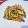 クック0QDHAV☆'s cooksnap of when they made キュウリと豚ひき肉のキムチ炒め.