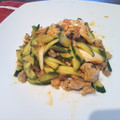 クック0QDHAV☆'s cooksnap of when they made キュウリと豚ひき肉のキムチ炒め.